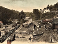 “Pamje e kompleksit të Trepçës rreth vitit 1900) (© Günter Grundmann)