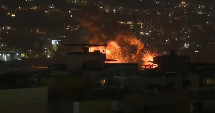 Shperthim ne jug te Bejrutit