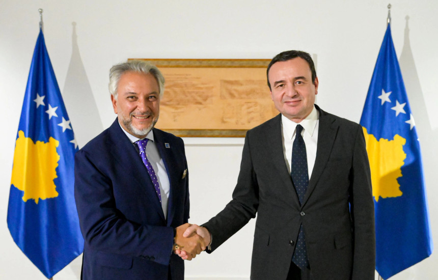 Albin Kurti me Giovanni Barbanon