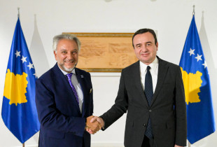 Albin Kurti me Giovanni Barbanon