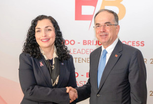 Vjosa Osmani dhe Bajram Begaj