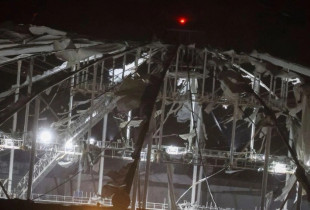 Uragani Milton - demet ne stadiumin "Tropicana"