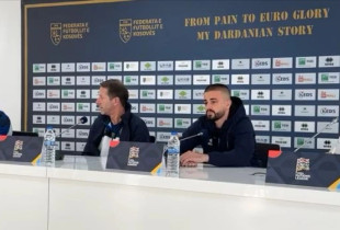 Konferenca per media e Perfaqesueses se Kosoves para ndeshjes me Qipron
