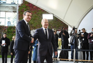 Albin Kurti, Olaf Scholz