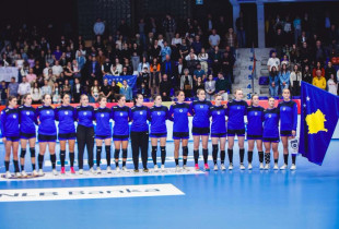 Perfqesuesja e Kosoves ne hendboll ne konkurrence te femrave