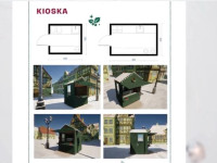 Kioskat e reja qe do te vendosen ne sheshin Xhorxh Bush