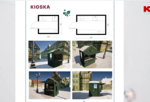 Kioskat e reja qe do te vendosen ne sheshin Xhorxh Bush