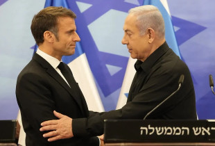Emmanuel Macron Benjamin Netanyahu