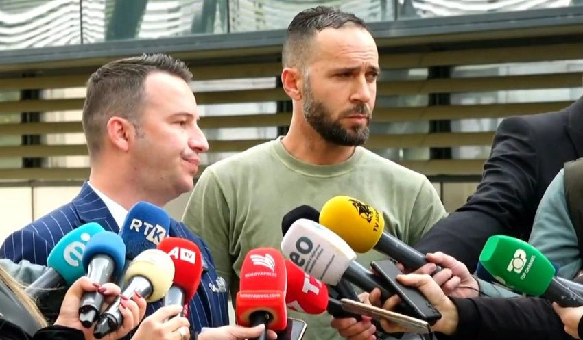 Avokati Gjini dhe vëllai i Faton Hajrizit