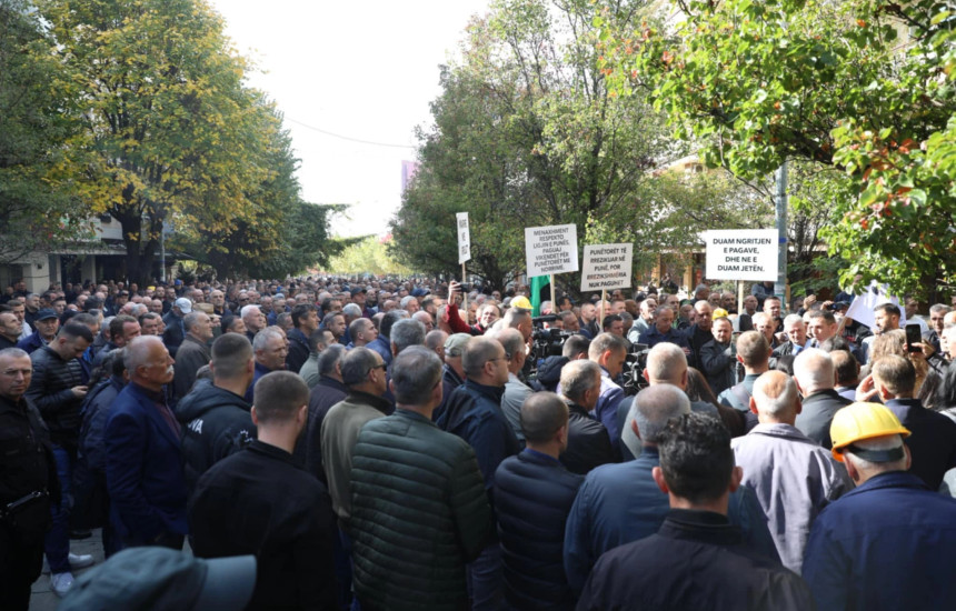 Protetsta e punëtorëve të KEK-ut