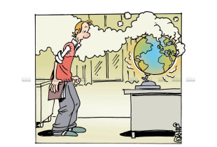 World today war Crtoon