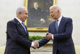 Benjamin Netanyahu me Joe Bidenin