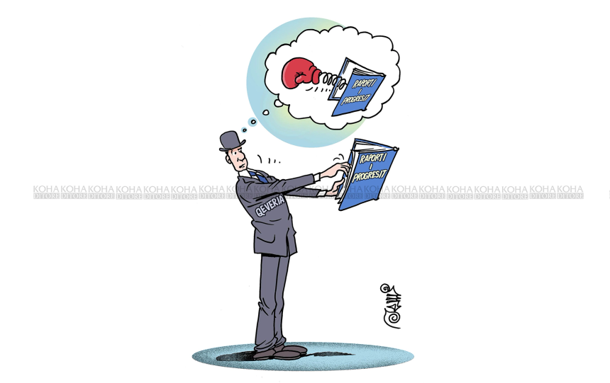 Qeveria dhe kritikat e raportit të progresit