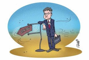 Miroslav Lajcak - karikatura e dites