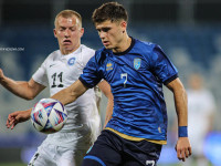 Besfort Zeneli me fanellën e Kosovës U21