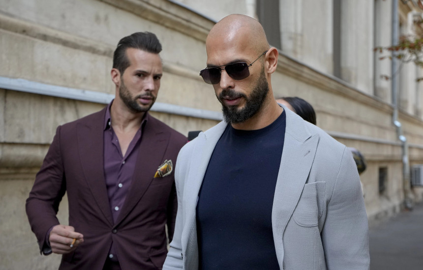 Andrew Tate dhe vëllai i tij, Tristan Foto: AP