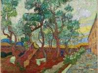 “The Park of the Hospital at Saint-Rémy”, Vincent van Gogh, 1889