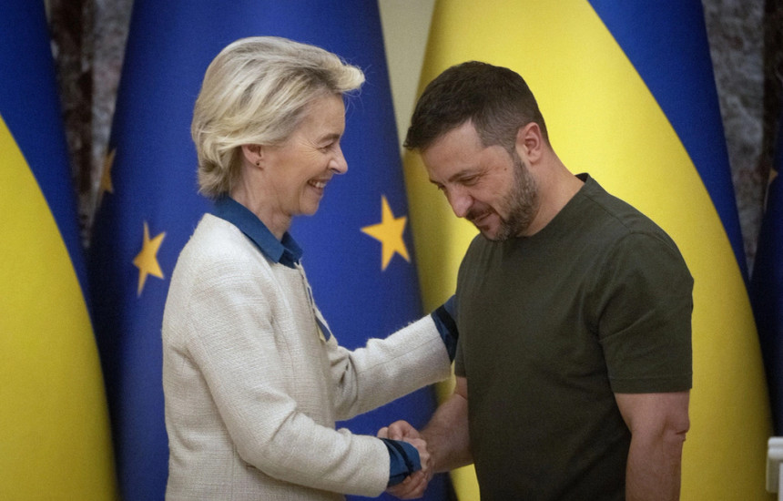 Ursula von der Leyen, Volodymyr Zelensky
