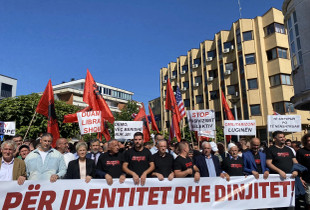 Protesta ne Lugine te Presheves