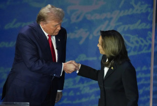 Donald Trump dhe Kamala Harris