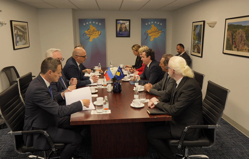 Kryeministri Albin Kurti është takuar të mërkurën me homologun e tij nga Lihtenshtajni, Daniel Risch, në New York