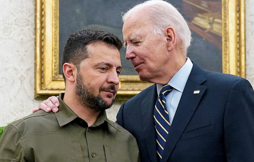 Joe Biden dhe Volodymyr Zelensky