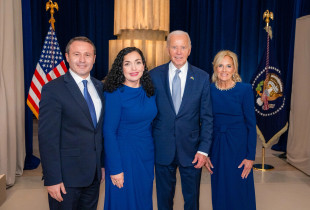 Vjosa Osmani, Joe Biden