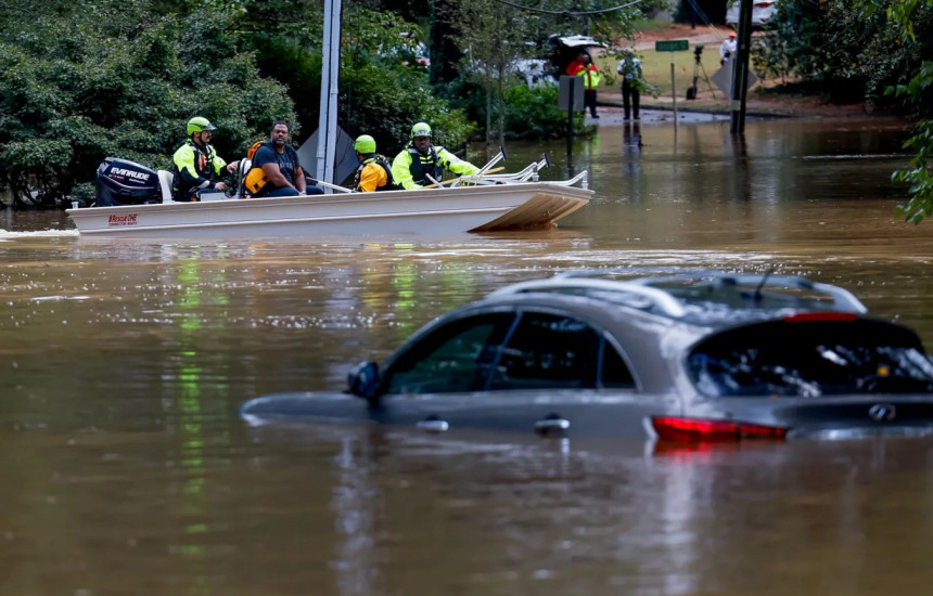 Permbytjet nga Uragani Helene ne SHBA