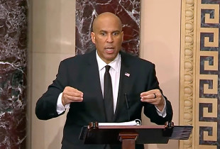 Corey Booker , fjalim maratonik