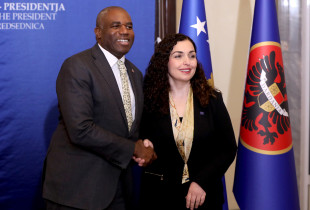 Vjosa Osmani dhe David Lammy