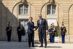 Emmanuel Macron dhe Aleksandar Vuçiq