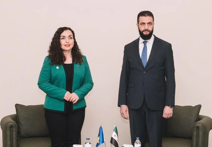 Vjosa OSmani Ahmad Al-Sharaa