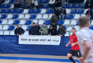 Baneri i shfaqur ne Rahovec