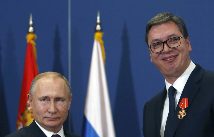 Aleksandar Vucic dhe Vladimir Putin