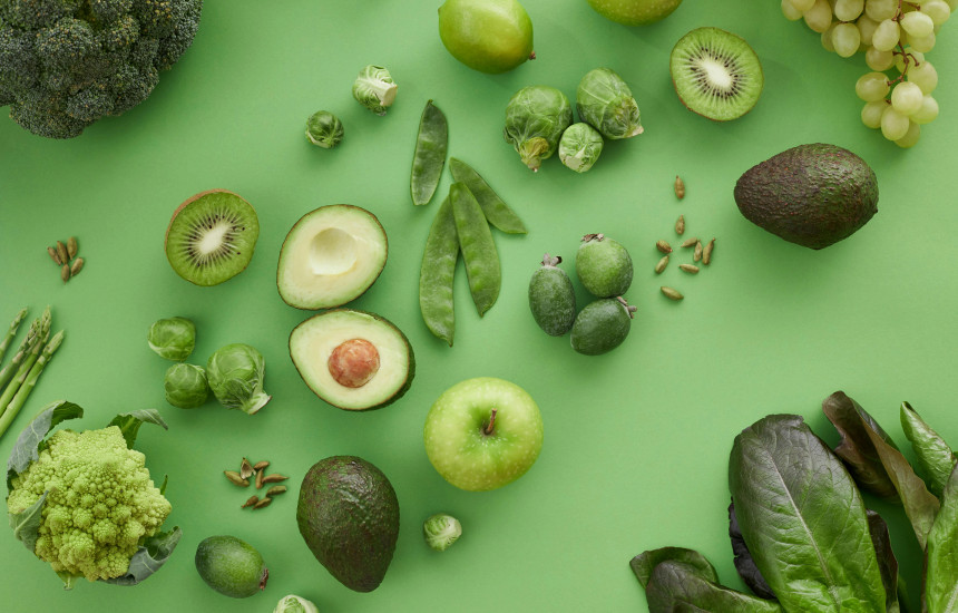 Perimet me gjethe të gjelbra