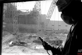 Matja e nivelit të rrezatimit pranë centralit bërthamor në Chernobyl