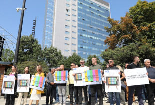 Protesta e punetoreve te RTK-se