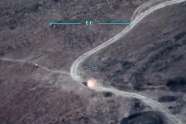 Pamje nga droni Bayraktar i zjarrvënies së qëllimshme në Shqipëri