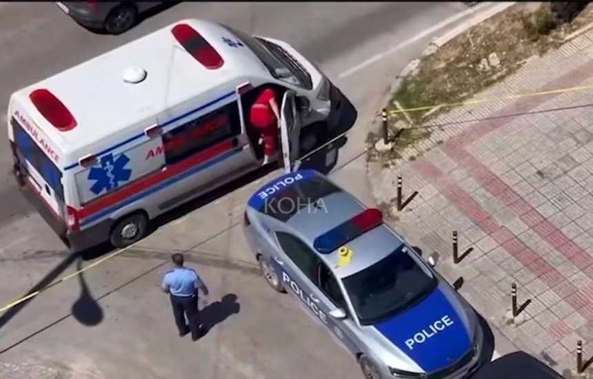 Pamje nga vendin i ngjarjes në Gjilan ku vranë  tre persona (Foto: KOHA.net)