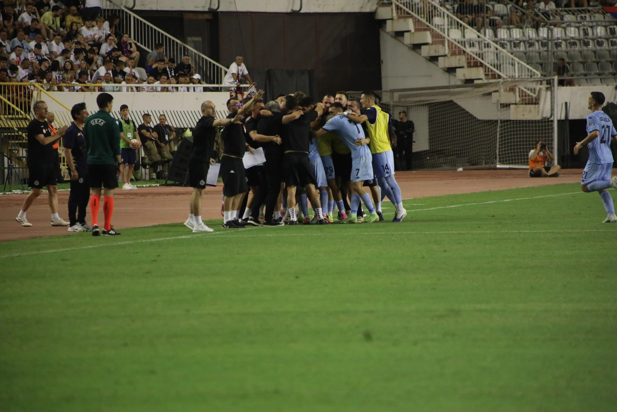 Dinamo në plejofin e Ligës së Konferencës, eliminoi klubin e madh kroat