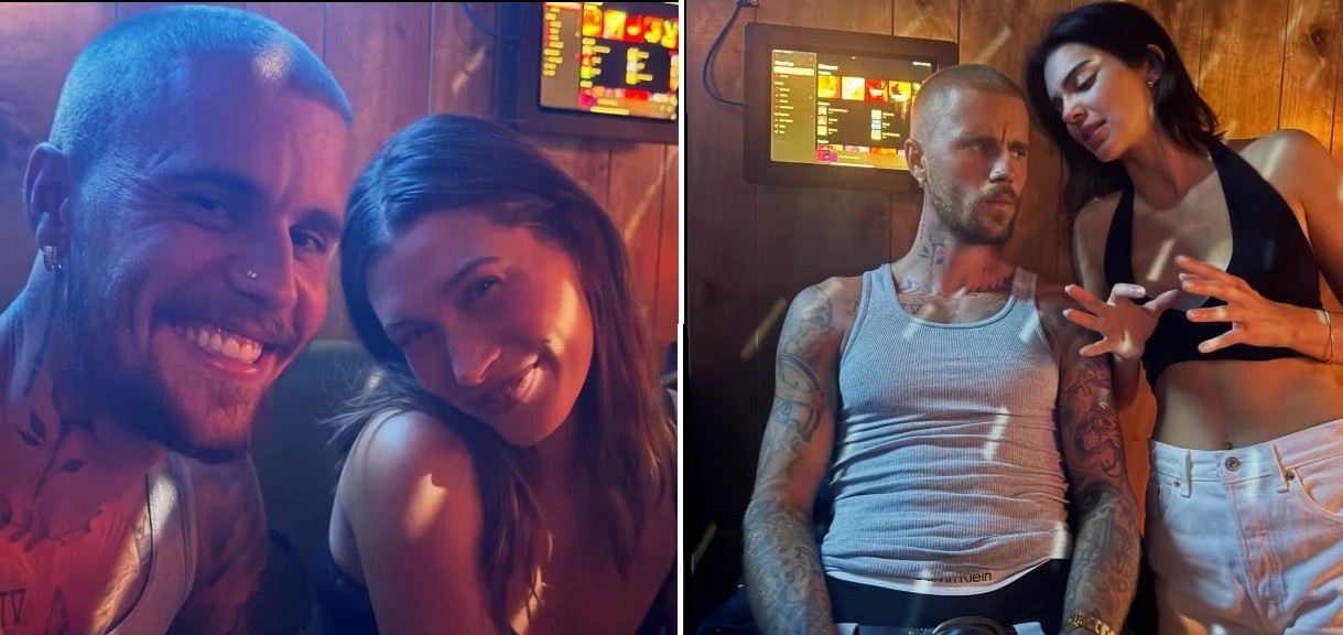 Hailey Bieber komenton me humor fotografinë virale të Justin Bieber dhe Kendall Jenner