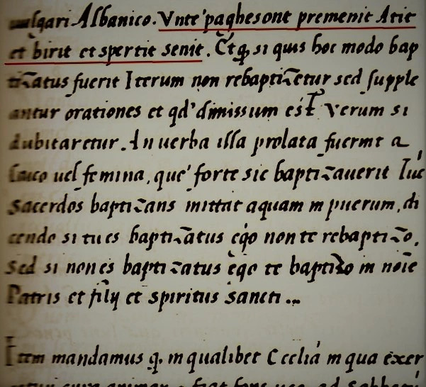 Formula e pagëzimit: letërsia shqipe