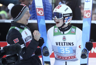 Marius Lindvik dhe Johann Andre Forfang