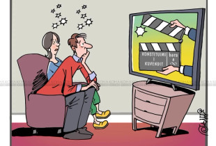 Karikatura e ditës - Konstituimi pa kufi
