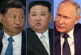 Xi Jinping Kim Jong Un Vladimir Putin