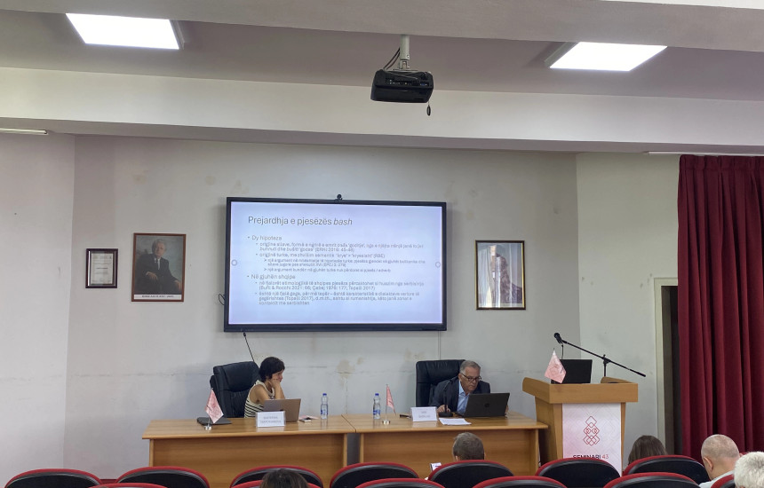 Sesionet shkencore të gjuhësisë e letërsisë krahas mësimit të shqipes si gjuhë e huaj