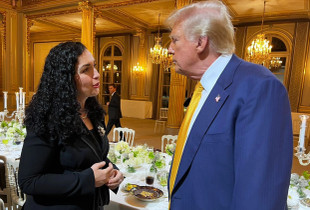Vjosa Osmani - Donald Trump