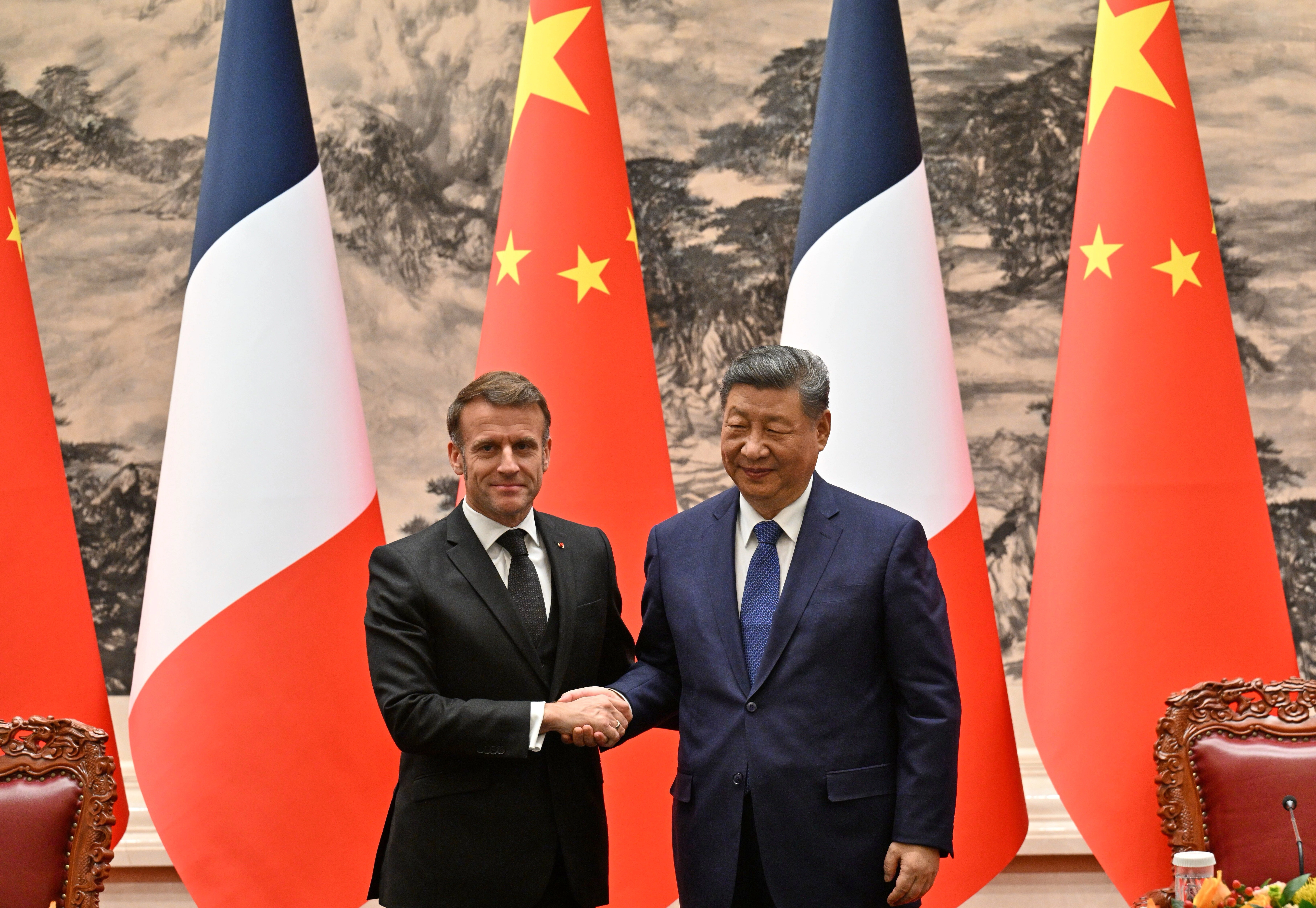 Emmanuel Macron dhe Xi Jinping