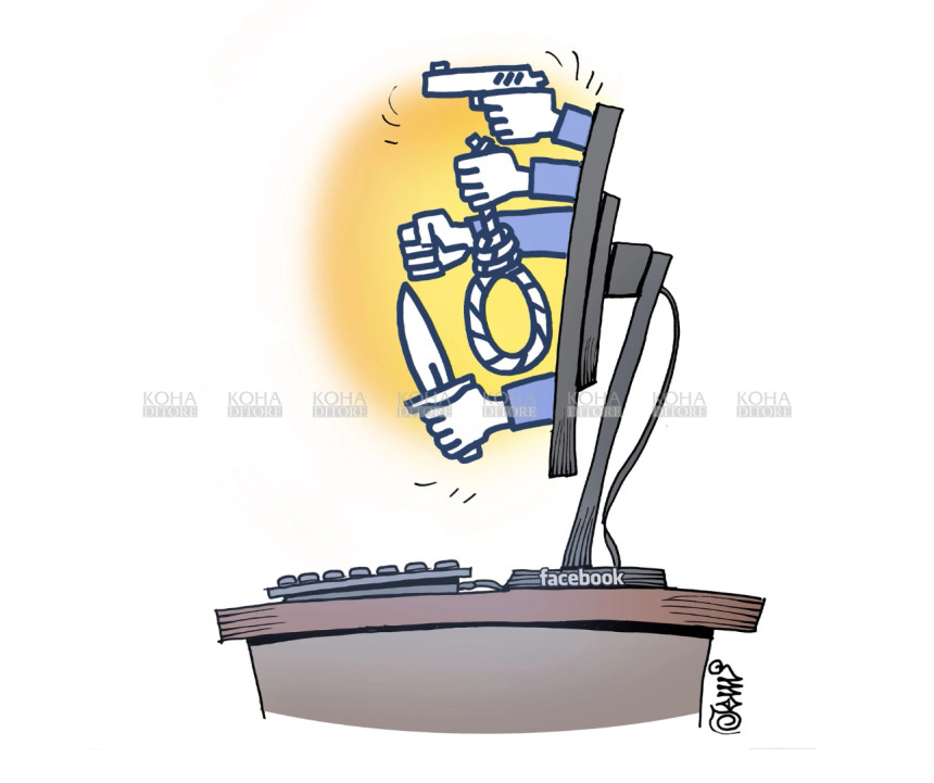 Polarizimi politik dhe mediat sociale - Karikatura