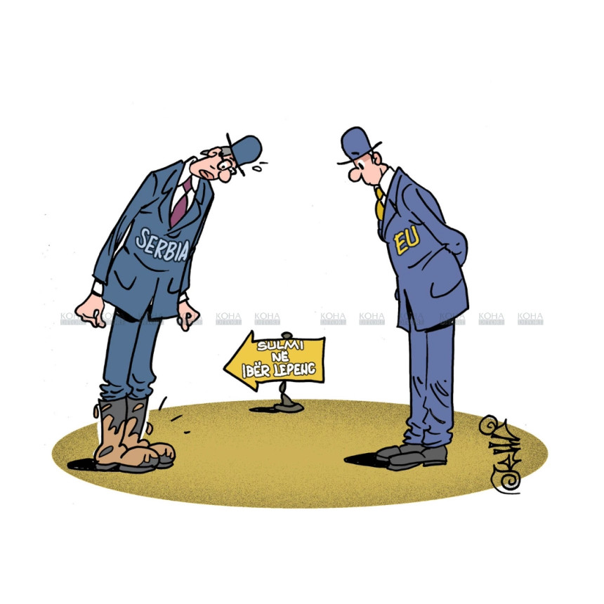 karikatura 10-12-2025 (BE, Serbia dhe sulmi në Ibër Lepenc)